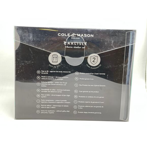 Cole & Mason Salt & Pepper Shaker set, New in box! - Picture 9 of 10